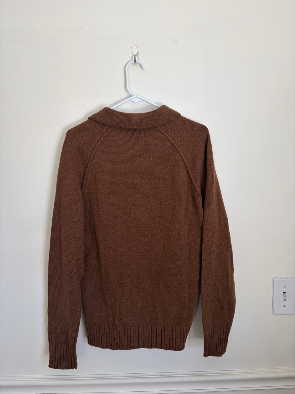 Todd Snyder Chestnut Polo-Collar Sweater - Picture 2 of 3